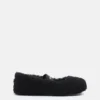 Ballerinasko i svart shearling Ballerinasko i svart shearling