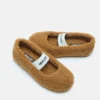 Brune ballerinasko i shearling Brune ballerinasko i shearling