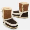 Evx brune patch-støvler Evx brune patch-støvler