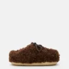Evx mørkebrune Curly Mules Evx mørkebrune Curly Mules