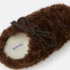Evx mørkebrune Curly Mules Evx mørkebrune Curly Mules