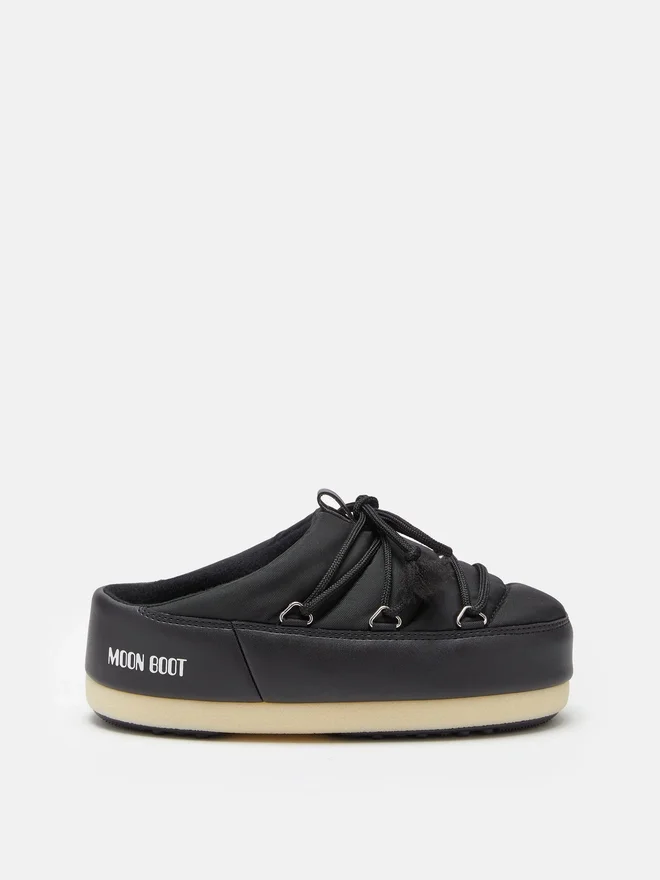 Evx svarte nylonmules Evx svarte nylonmules