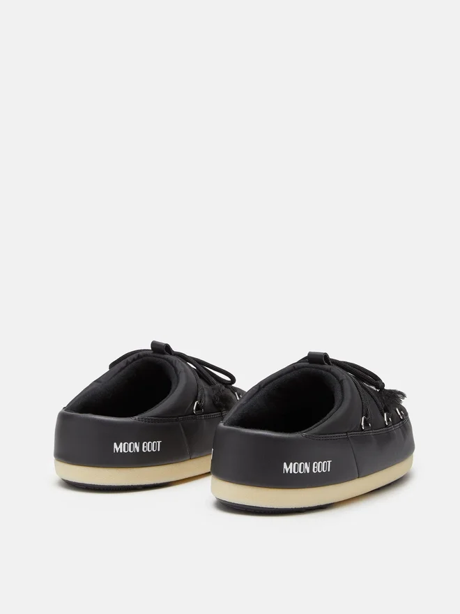 Evx svarte nylonmules Evx svarte nylonmules