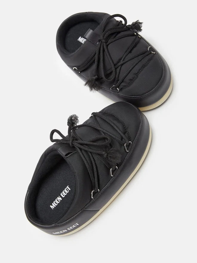 Evx svarte nylonmules Evx svarte nylonmules