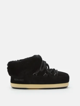 Evx svarte suede-mules