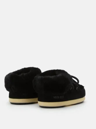 Evx svarte suede-mules