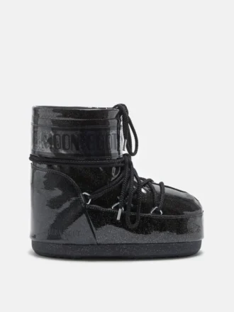 Icon Low Black Glitter-støvler