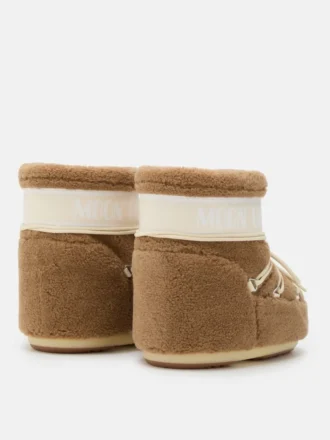 Icon Low Camel Fleece-støvler
