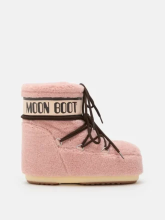 Icon Low rosa fleecestøvler