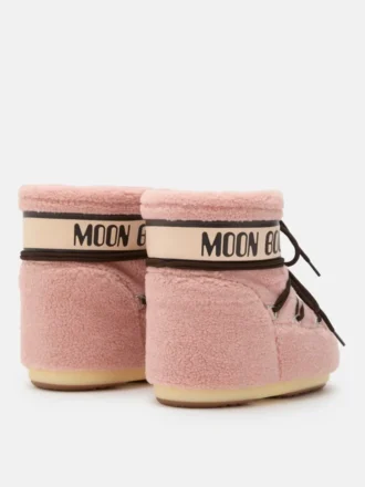 Icon Low rosa fleecestøvler