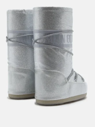 Icon Silver Glitter-støvler