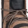 Jacquemus + Moon Boot Icon Low beige stripete filtstøvler
