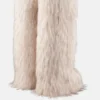Jacquemus + Moon Boot Icon Yeti høye hvite støvler i imitert pels