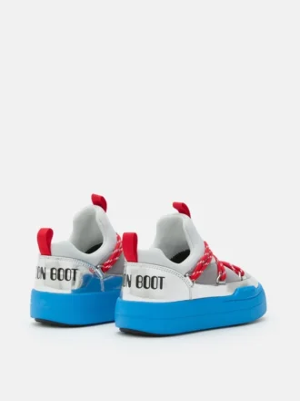 Junior Park Low Lace Silver Space Race-Sneakers