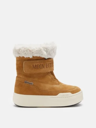 Junior Park Strap brune suede støvler