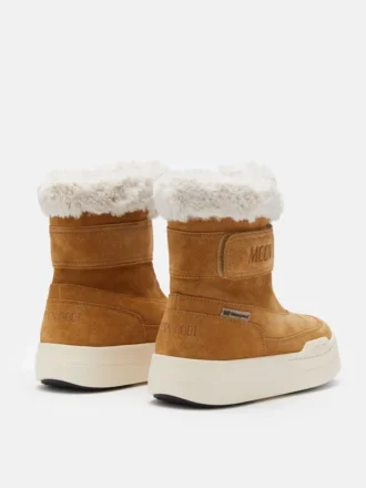 Junior Park Strap brune suede støvler