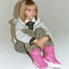 Junior Park Tube Pink Glitter Mid Boots Junior Park Tube Pink Glitter Mid Boots