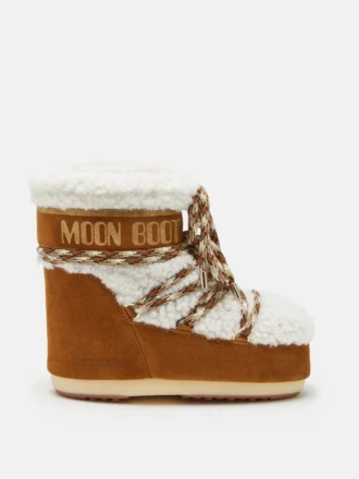 Lab69 Icon Low brune shearling-ankelstøvletter