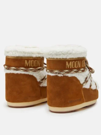 Lab69 Icon Low brune shearling-ankelstøvletter