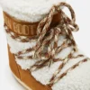 Lab69 Icon Low brune shearling-ankelstøvletter