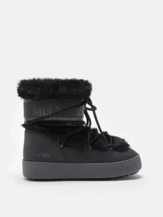 Ltrack Ankelstøvletter Black Faux-Fur Boots