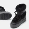 Ltrack Ankelstøvletter Black Faux-Fur Boots Ltrack Ankelstøvletter Black Faux-Fur Boots