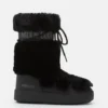 Ltrack Black Faux-Fur Høye støvler Ltrack Black Faux-Fur Høye støvler