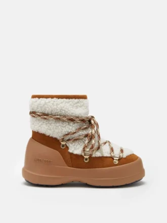 Luna brune shearling-støvler Luna brune shearling-støvler