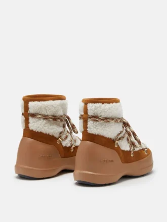 Luna brune shearling-støvler Luna brune shearling-støvler