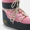Moon Boot X Guest in Residence Icon Low grå og rosa suede støvler med perler