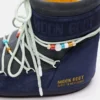 Moon Boot X Guest in Residence Icon Low Midnight & Grey Beaded Suede Boots