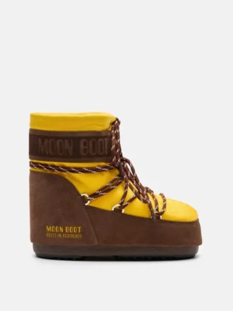 Moon Boot X Guest in Residence Icon Low Nylon Sunflower & Cocoa-støvler
