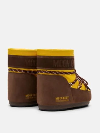 Moon Boot X Guest in Residence Icon Low Nylon Sunflower & Cocoa-støvler