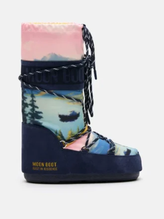 Moon Boot X Guest in Residence Icon Postcard Midnight-støvler