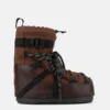 Moon Boot X Moncler Grenoble Icon Low mokka-brune støvler