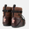 Moon Boot X Moncler Grenoble Icon Low mokka-brune støvler