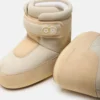 Moon Boot X Vandythepink® Icon Strap beige suede støvler
