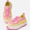 Moon247 Xlace gule og rosa Sneakers Moon247 Xlace gule og rosa Sneakers