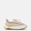 Moon247 Xlace off White & Taupe Sneakers Moon247 Xlace off White & Taupe Sneakers