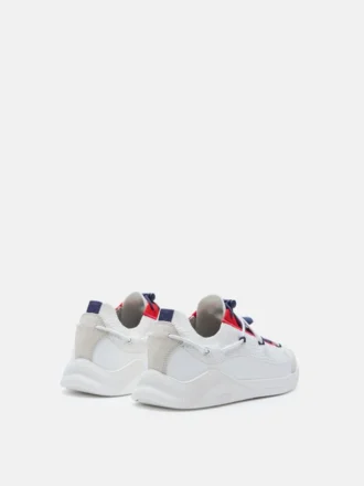 Moonlight hvite, blå og røde Sneakers Moonlight hvite, blå og røde Sneakers