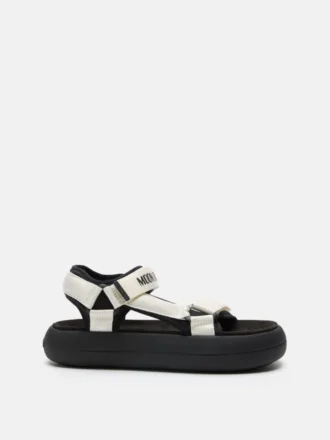 Super Sandal svart og hvit