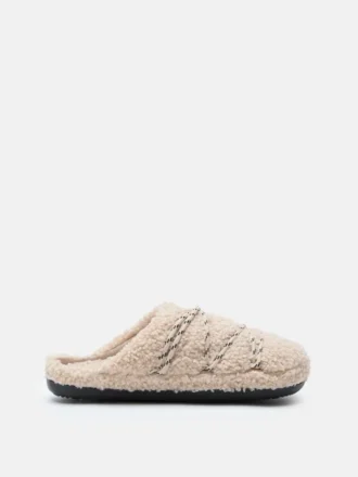 Teddy-tøfler i beige Teddy-tøfler i beige