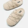 Teddy-tøfler i beige Teddy-tøfler i beige